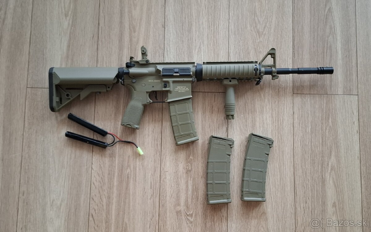 Delta Armory M4 AR15 RIS Charlie + 2x Midcap zásobník