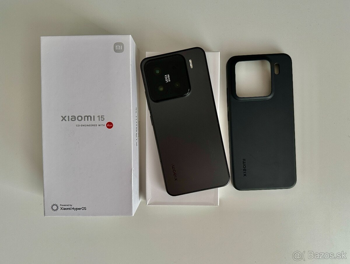 Xiaomi 15 5G 12GB/512GB, cierny TOP, ZARUKA