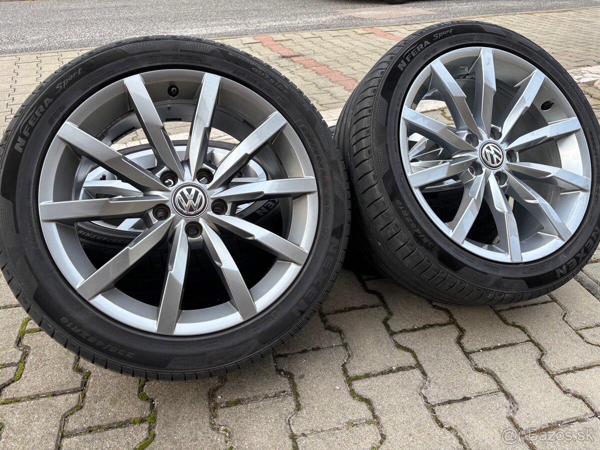 Predam VW Monterey 5x112 letne Nexen 235/45 R18