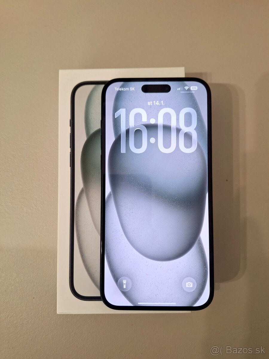 Predám iPhone 15 Plus – 128 GB – čierny
