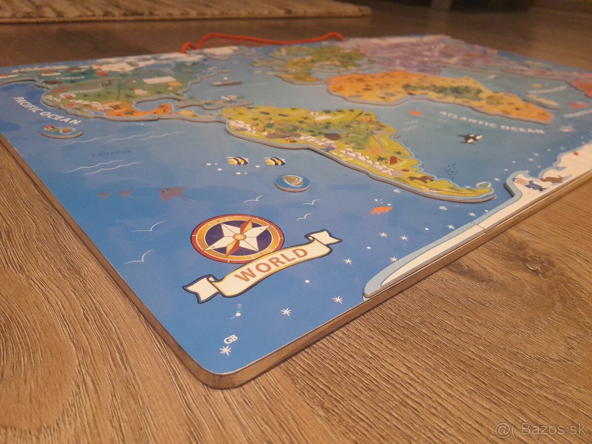 Magneticke puzzle Zem