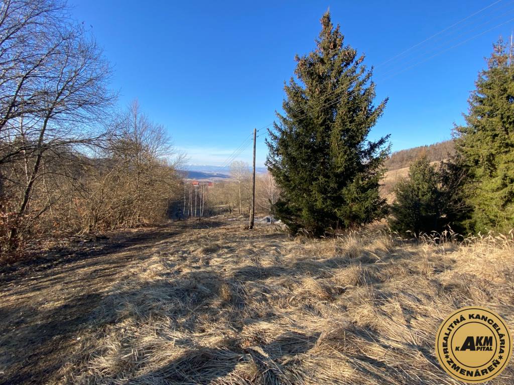 Na predaj Stavebný pozemok 3.350 m2 obec Klokoč - Detva