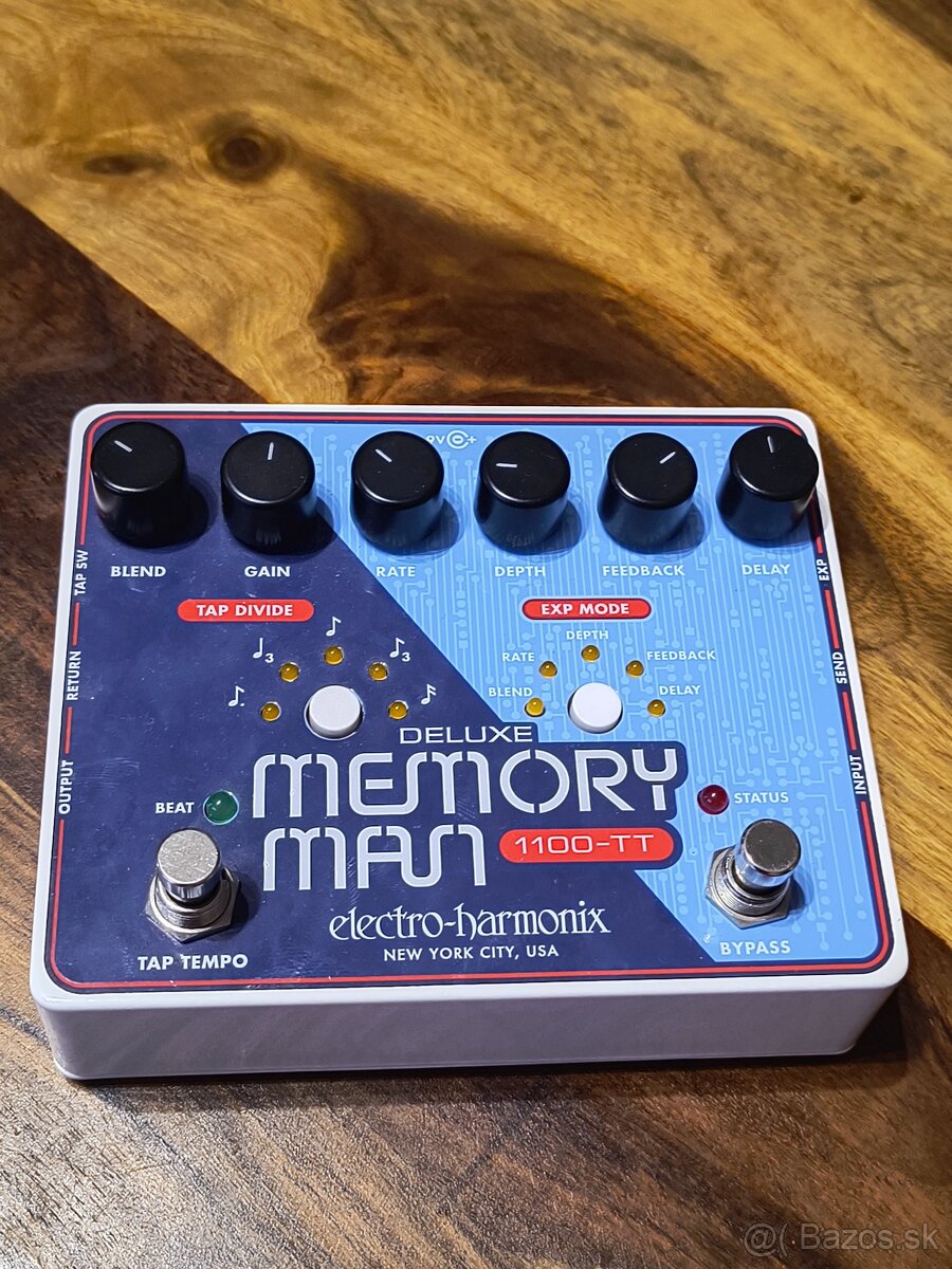 EHX deluxe memory man tap tempo