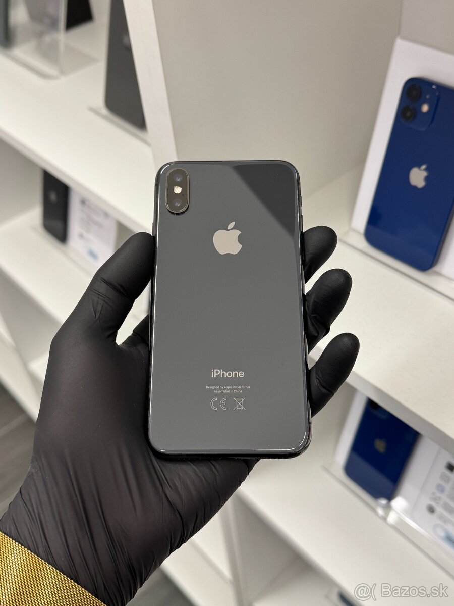 ZÁRUKA 1 ROK / Apple iPhone X 64GB Space Gray, 100%