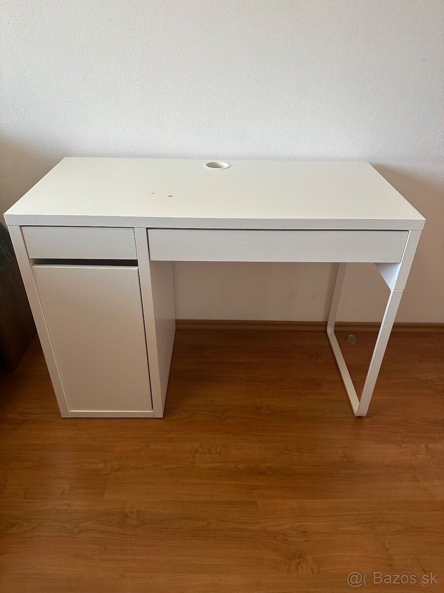 Ikea Micke stol biely