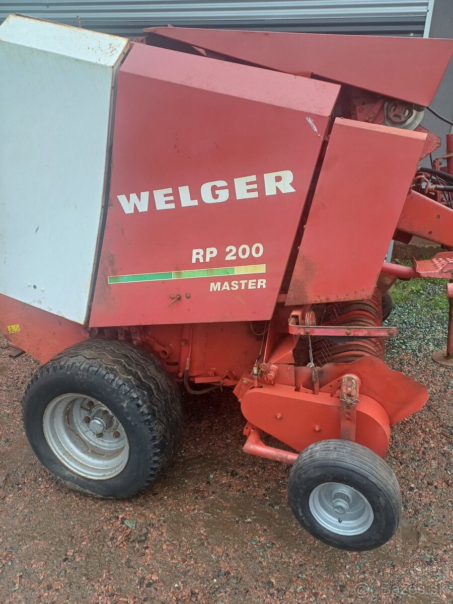 Balikovač, lis na baliky, welger
