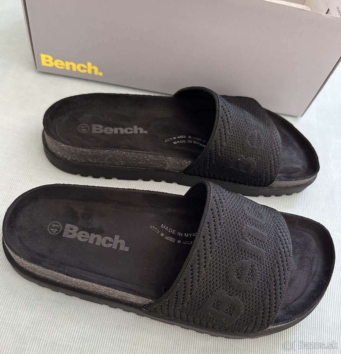 "NOVÉ" unisex BENCH šlapky čierne EU41 za 21EUR