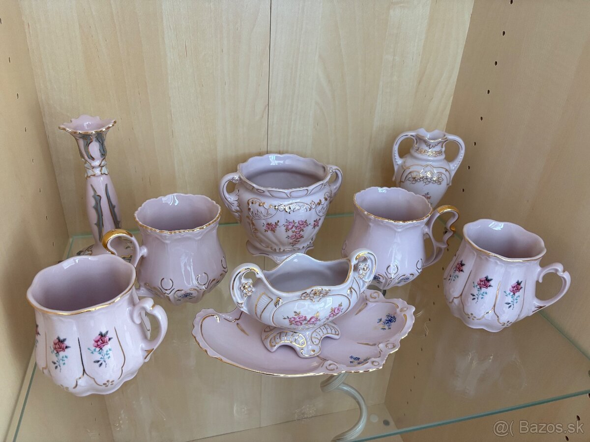 Ružový porcelán