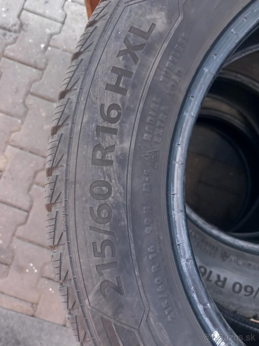 Pneumatiky zimné - Barum 215/60/R16