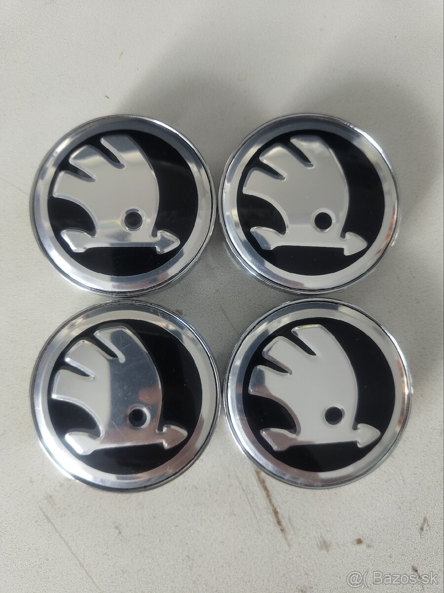Stredové krytky ŠKODA 56 mm 60 mm