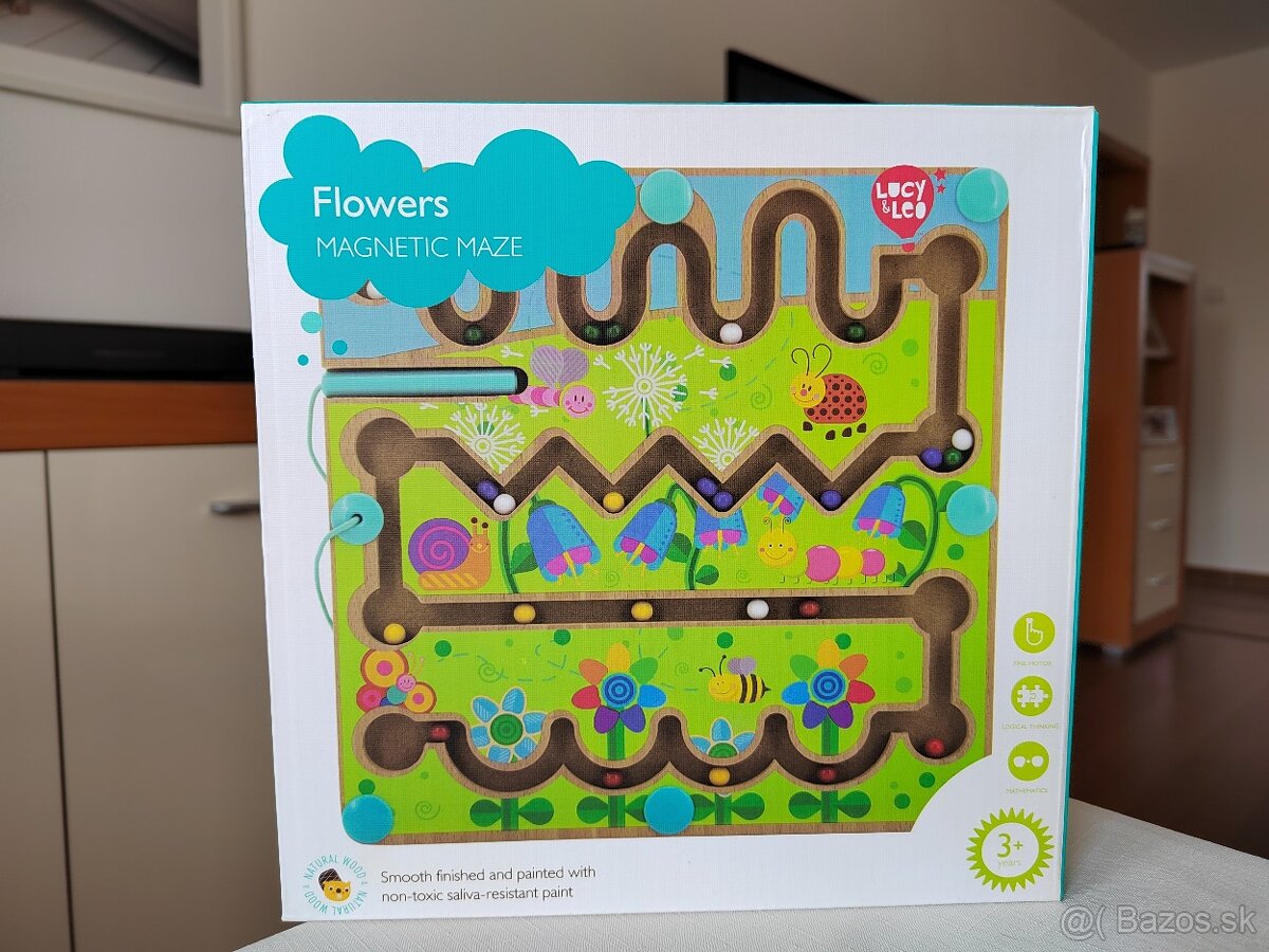 Magnetické bludisko Flowers - NOVÉ