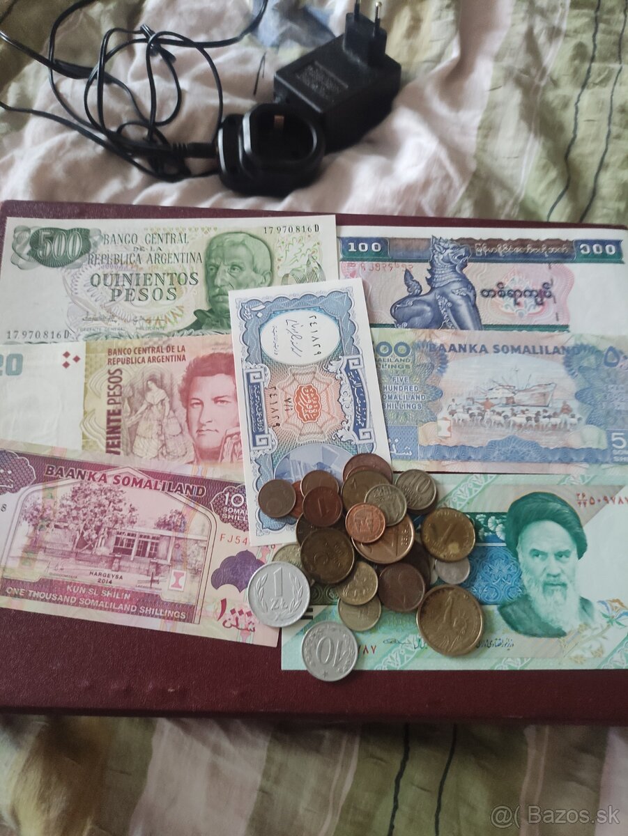 Bankovky UNC stav a mince.