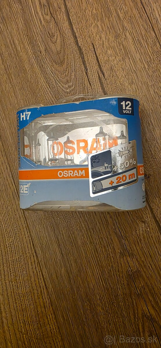 Predám žiarovky H7, OSRAM SILVERSTAR