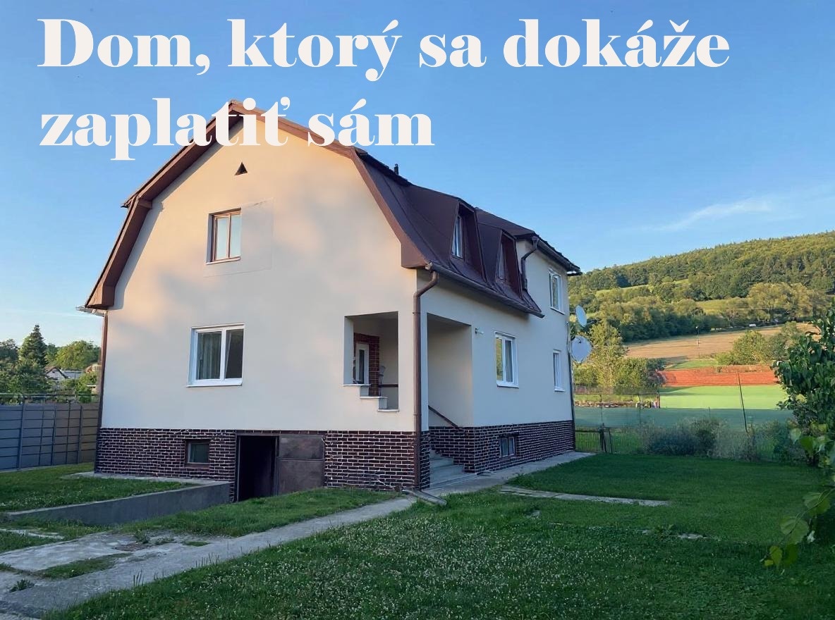 Kúpte si dom, ktorý sa zaplatí sám. Dvojgeneračný dom