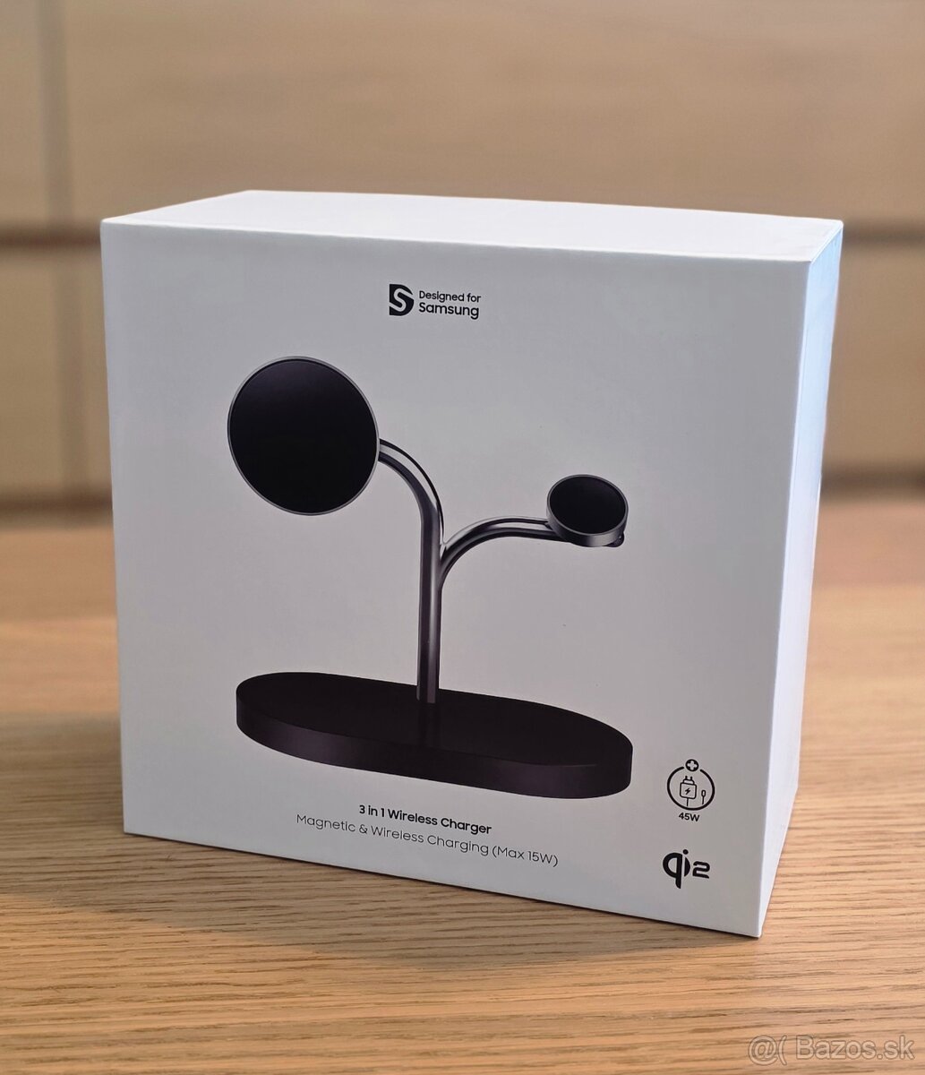 Bezdrôtová nabíjacia stanica Samsung 3 v 1