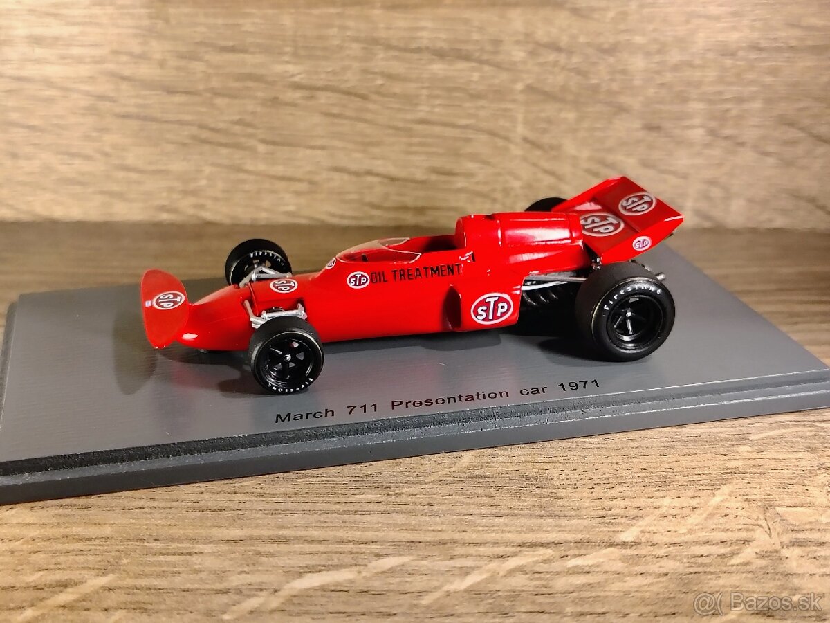 1:43 F1 March 711 Press Car