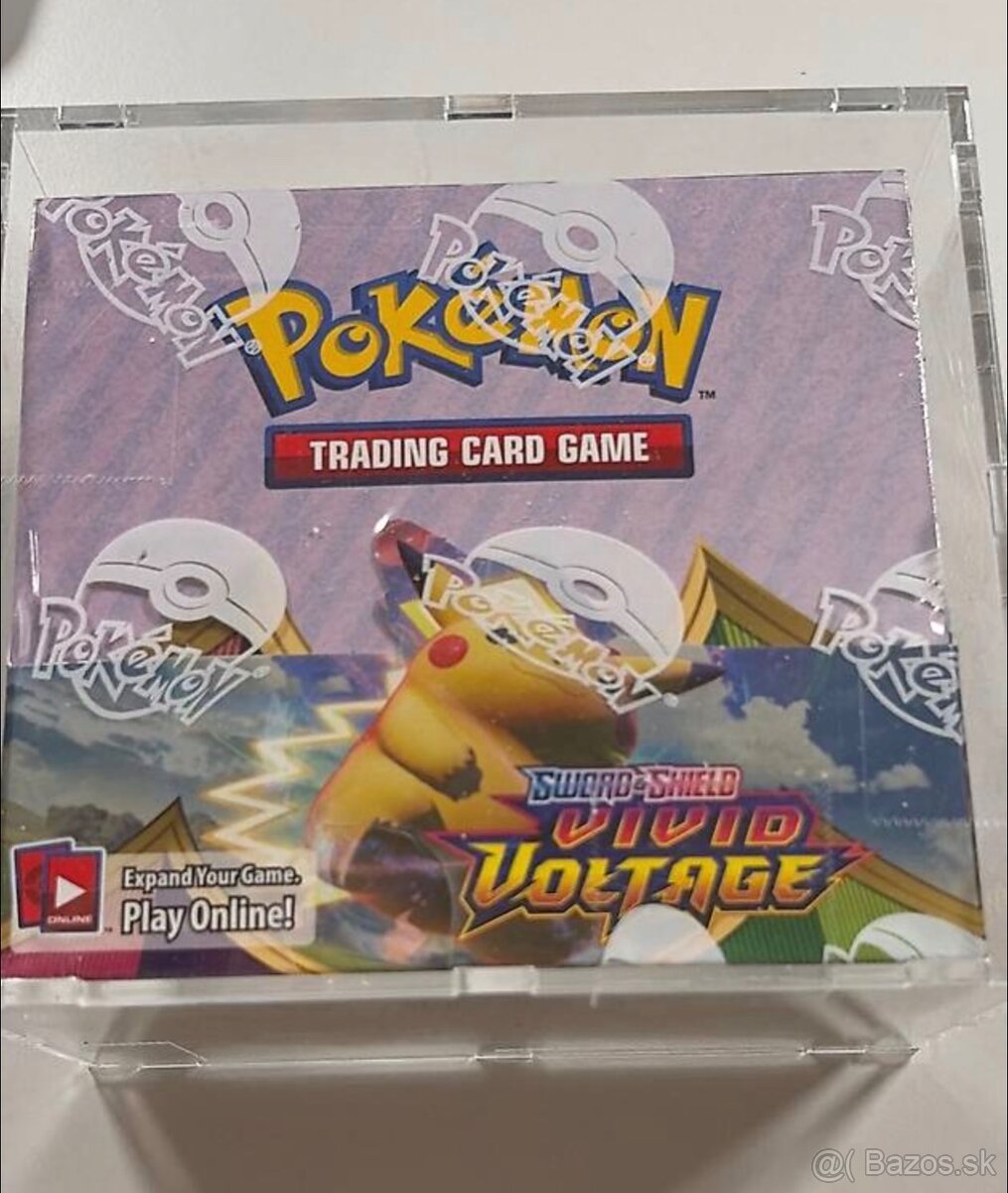 Pokemon Scarlet &Violet Vivid Voltage Booster Box + Case