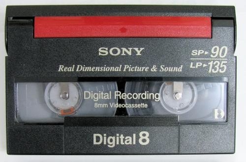 5ks Digital8 kazety SONY 90min