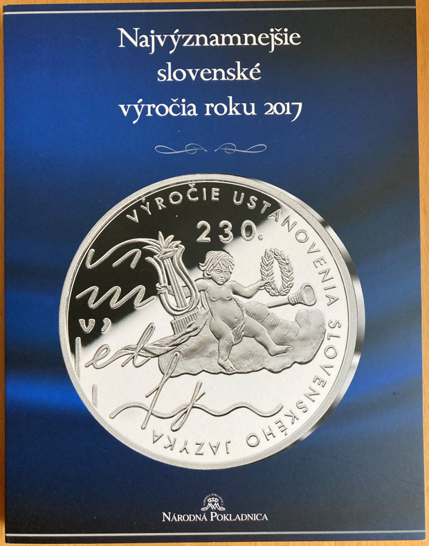 Predám mince "Najvýznamnejšie slovenské výročia roku 2017"