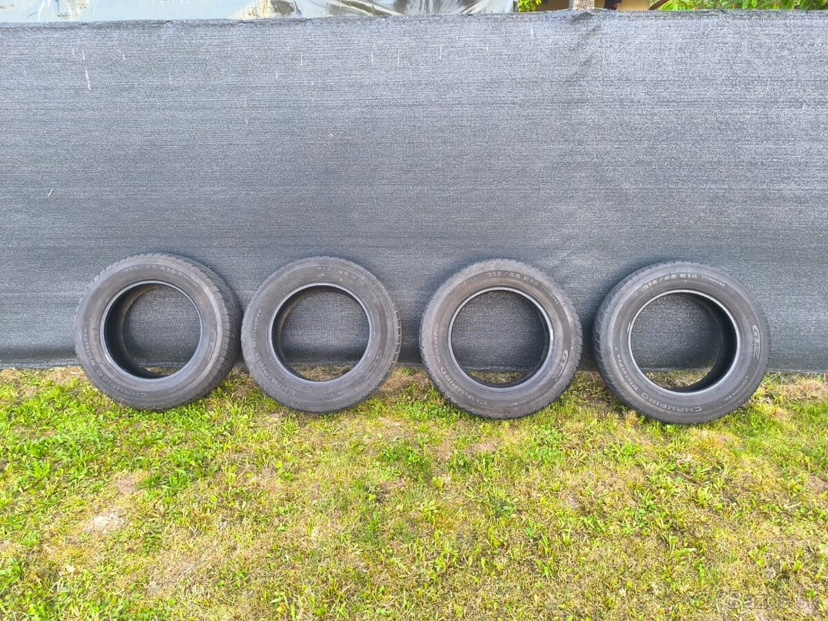Pneumatiky 215/65 R16 zimné + 2X - 215/65R 16C letné