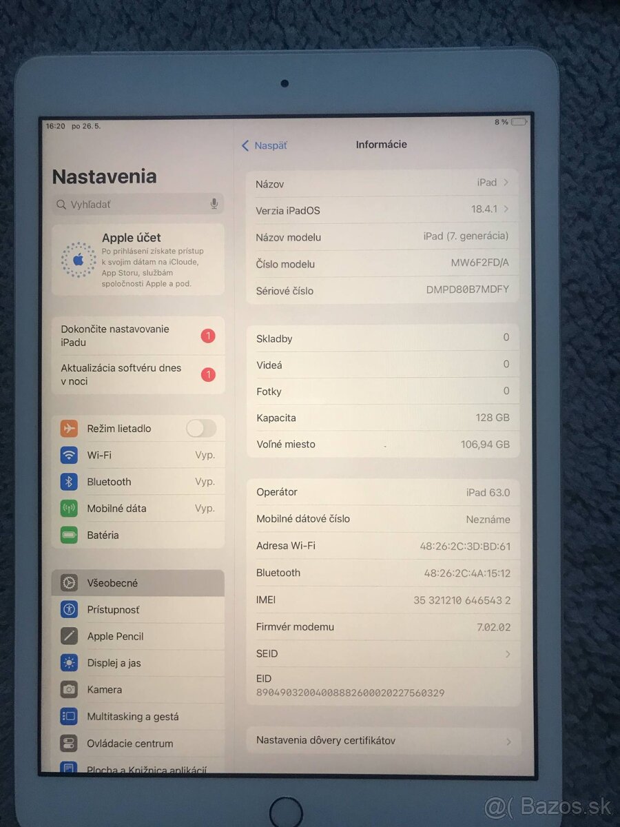 Apple iPad 7.generacia 128gb