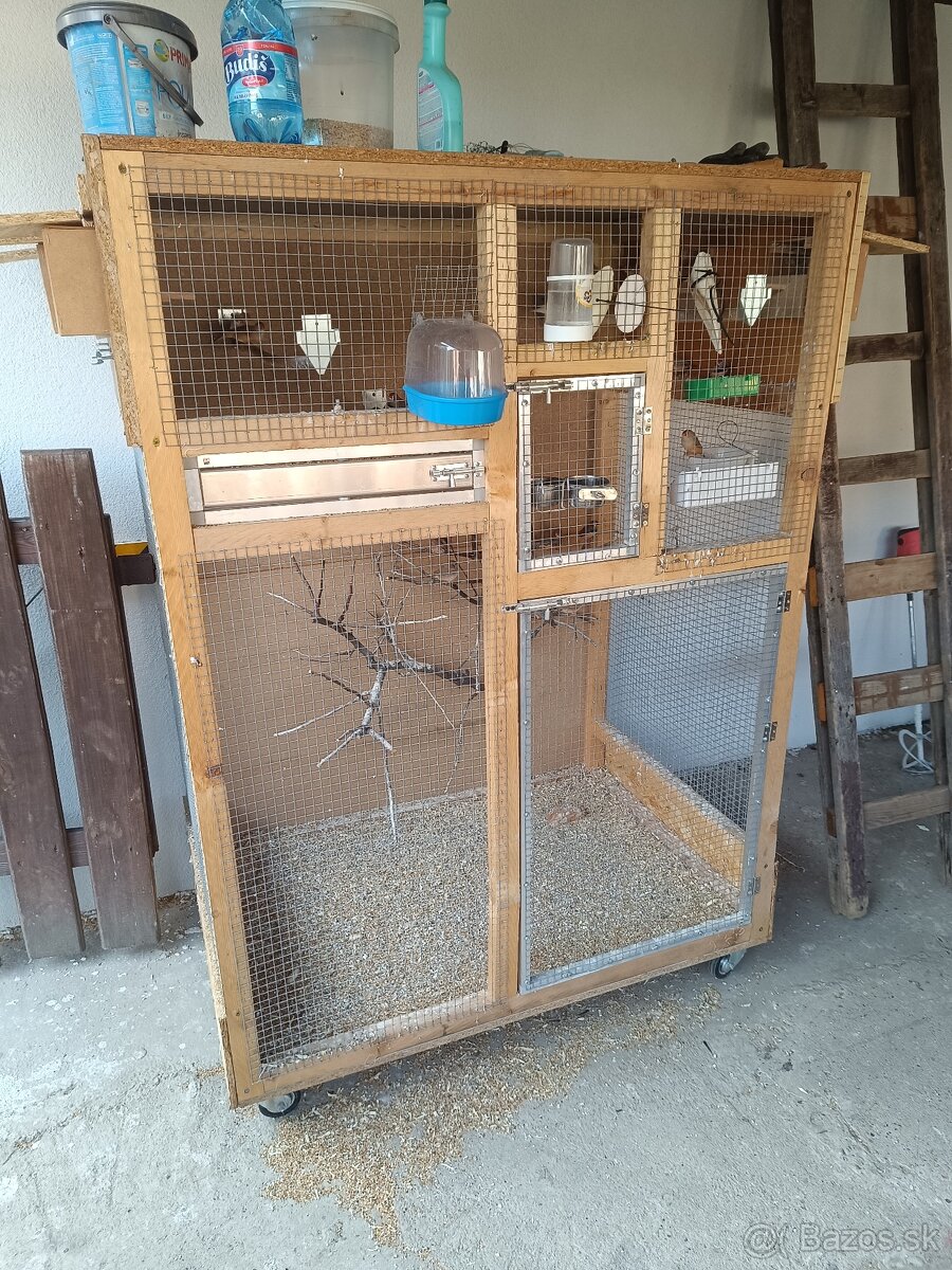 Voliera a zebricky