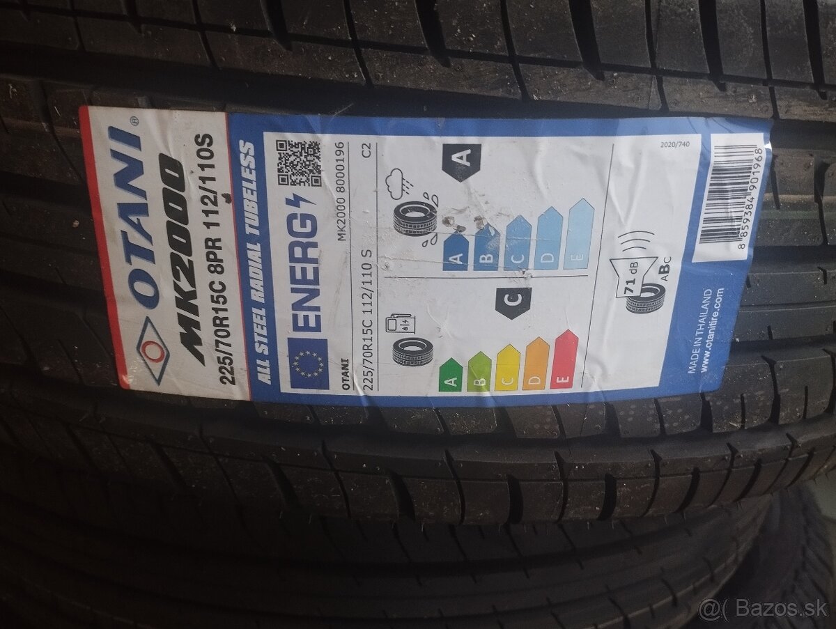 Letné pneumatiky 225/70R15C