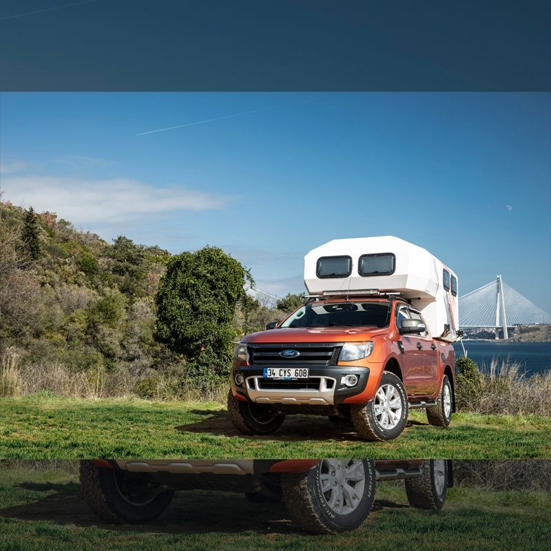 Obytná karavanová nadstavba- Gladiátor Pick Up Camper