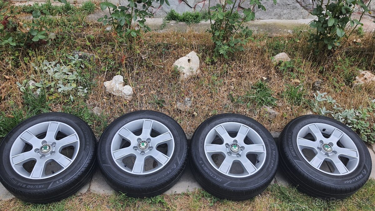 Elektrony R14 na FABIA original 5x100 zn.RONAL