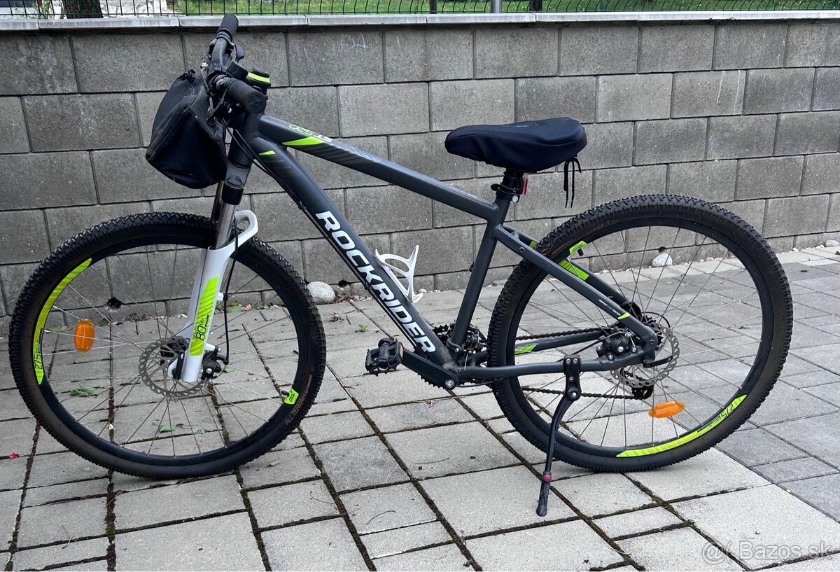 Predám sivý bicykel Rockrider, používaný minimálne