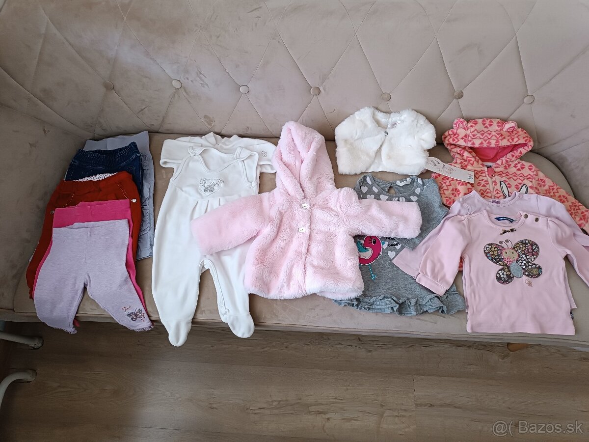 Mix oblečenia dievčatko 62,68