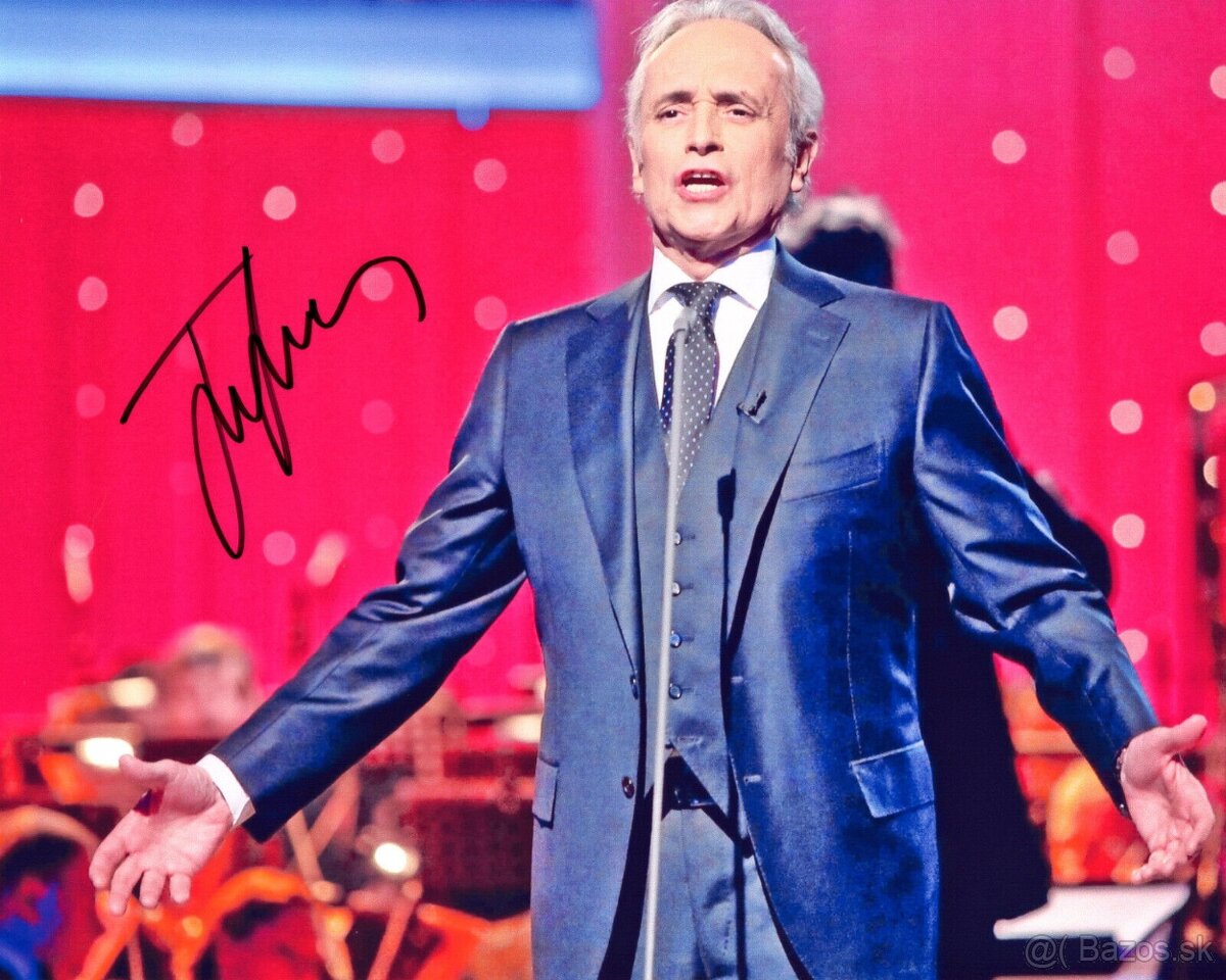 Jose Carreras - foto s podpisem + COA