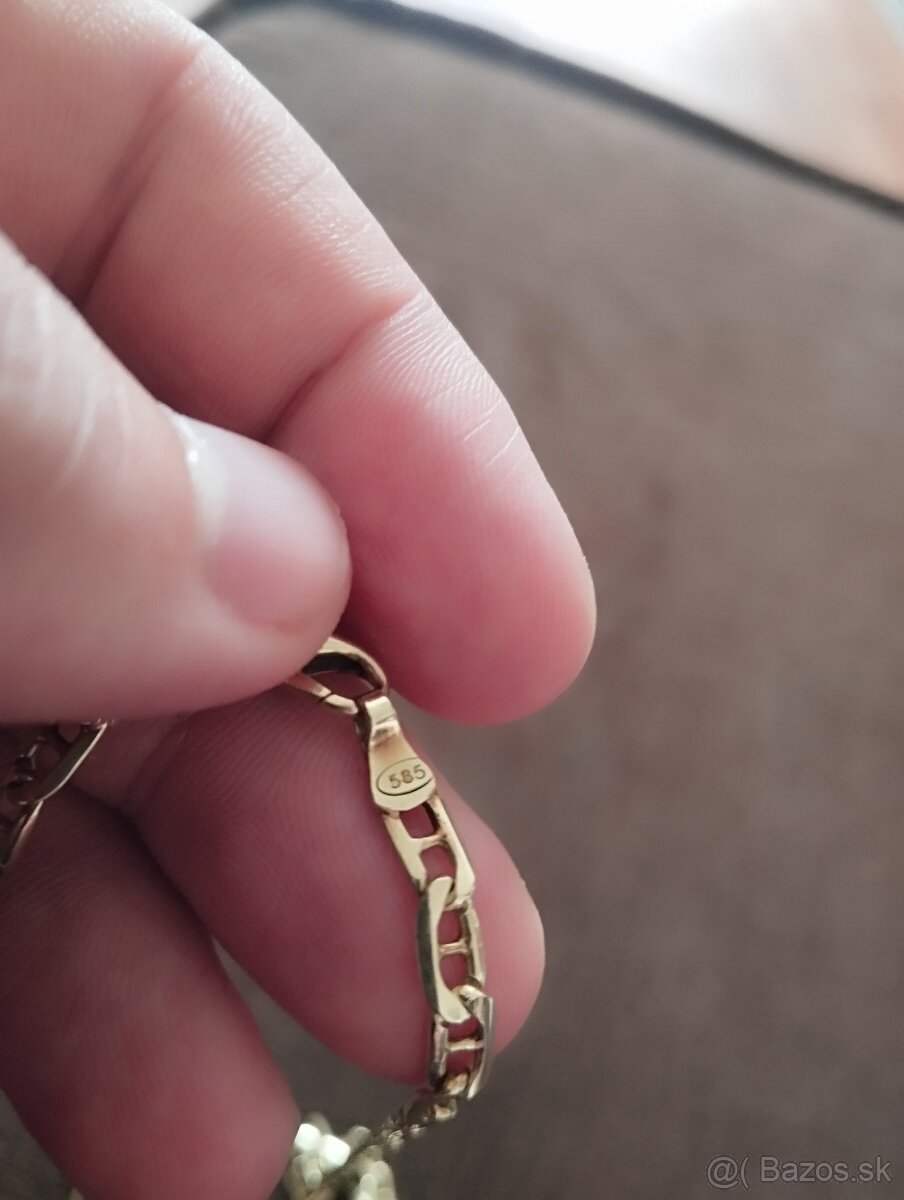 Zlatá retiazka 14k | 27,75g - puncovaná