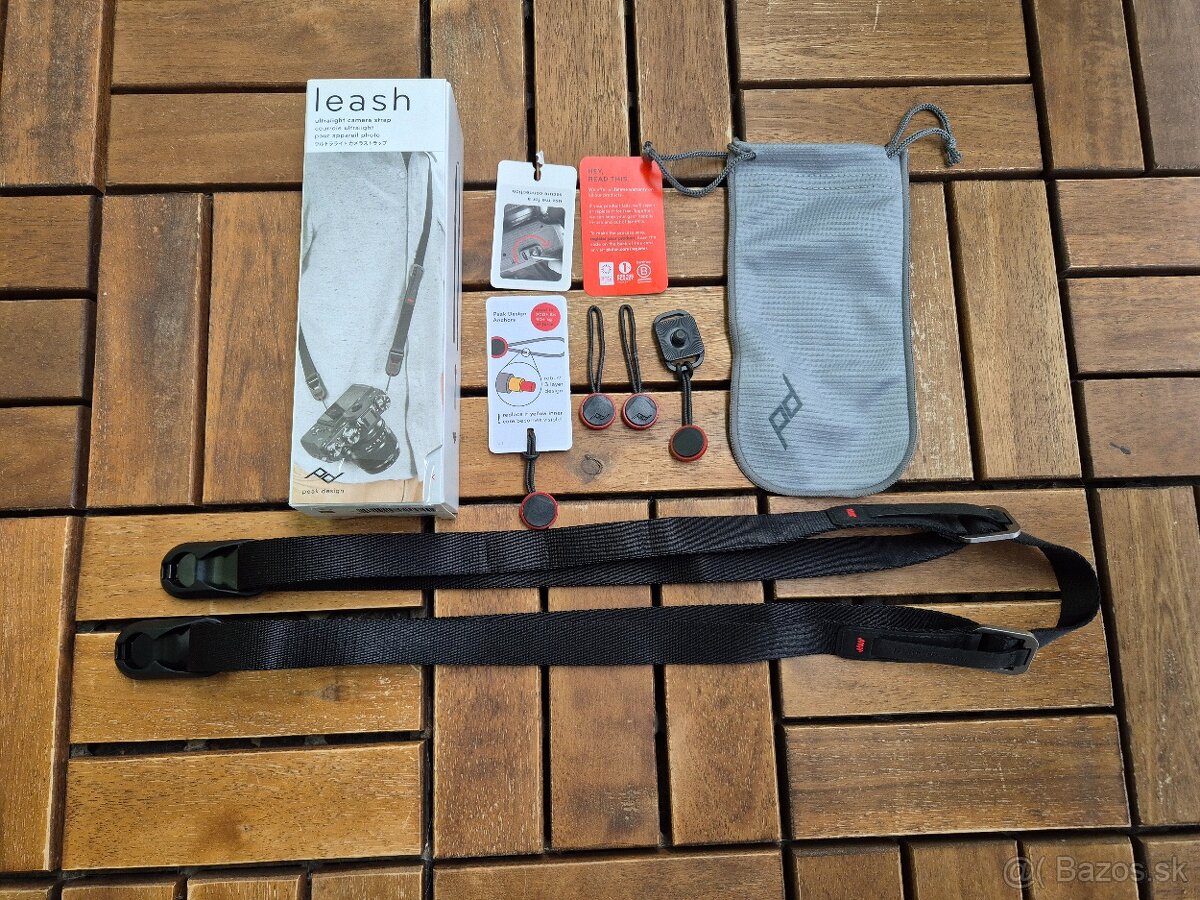 Peak Design Leash Charcoal - čierna