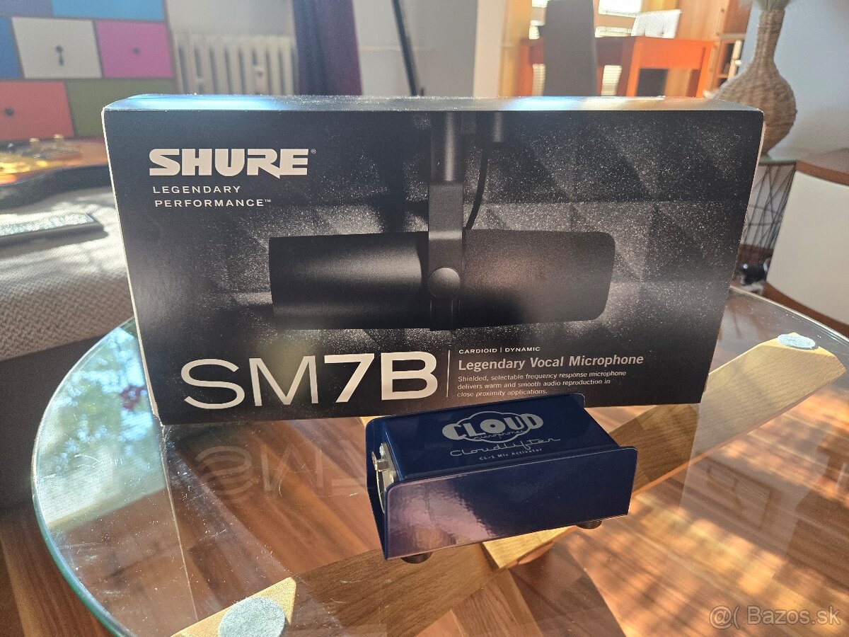 Shure SM7B nový s XLR káblom