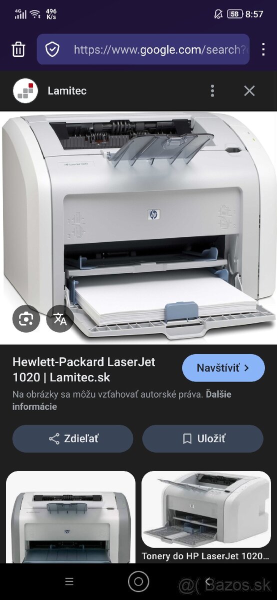 Kúpim tlačiareň HP Laserjet 1020