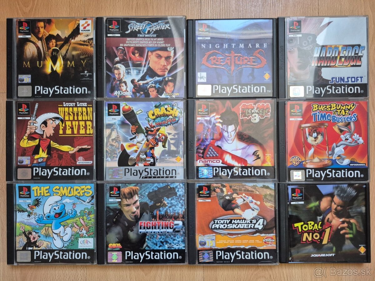 Predám hry na PS1 od 3€.