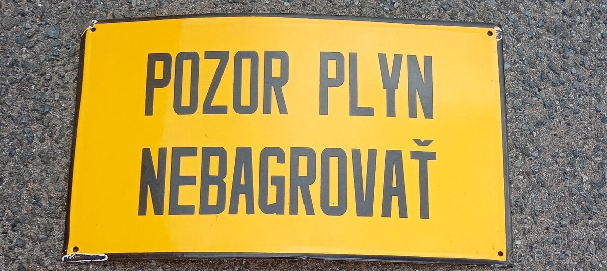 Smaltovaná tabuľa