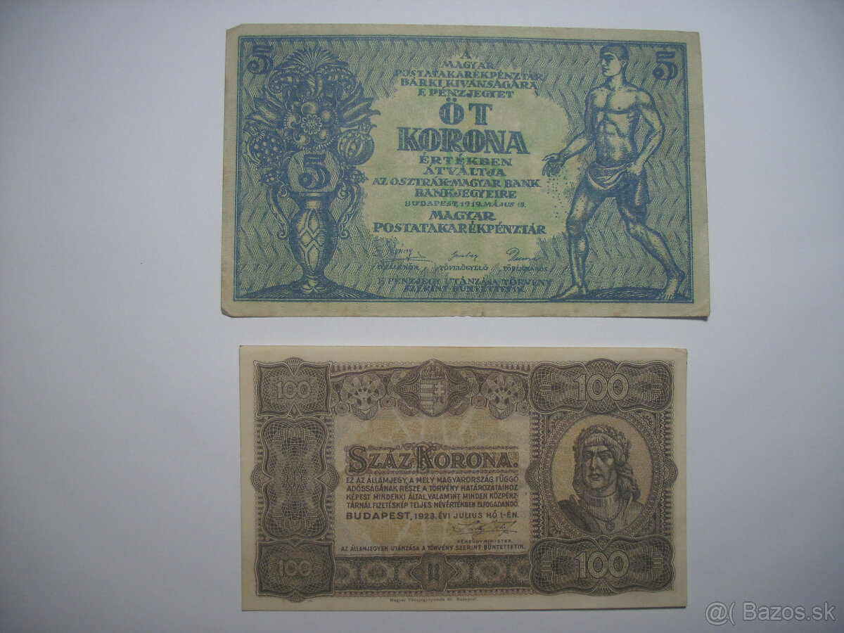 Bankovky Maďarsko 1919, 1923