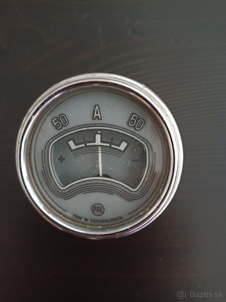 Ampérmeter +- 50 A Tatra Praga