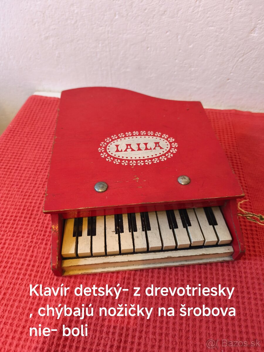 Retro piano detský