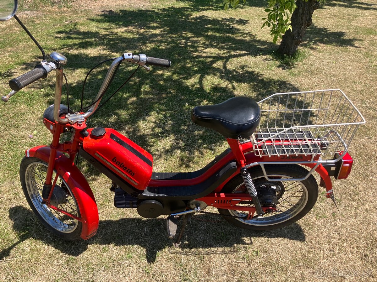 Babetta 210 červená vycistena