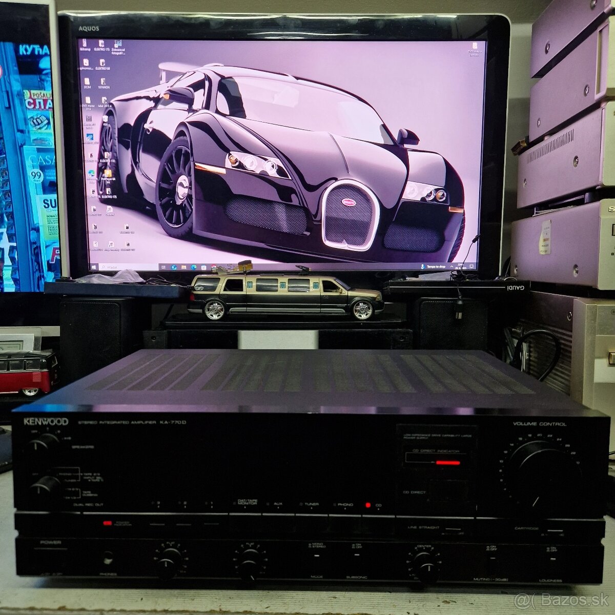 KENWOOD KA-770D....integrovaný stereo zosilovač...