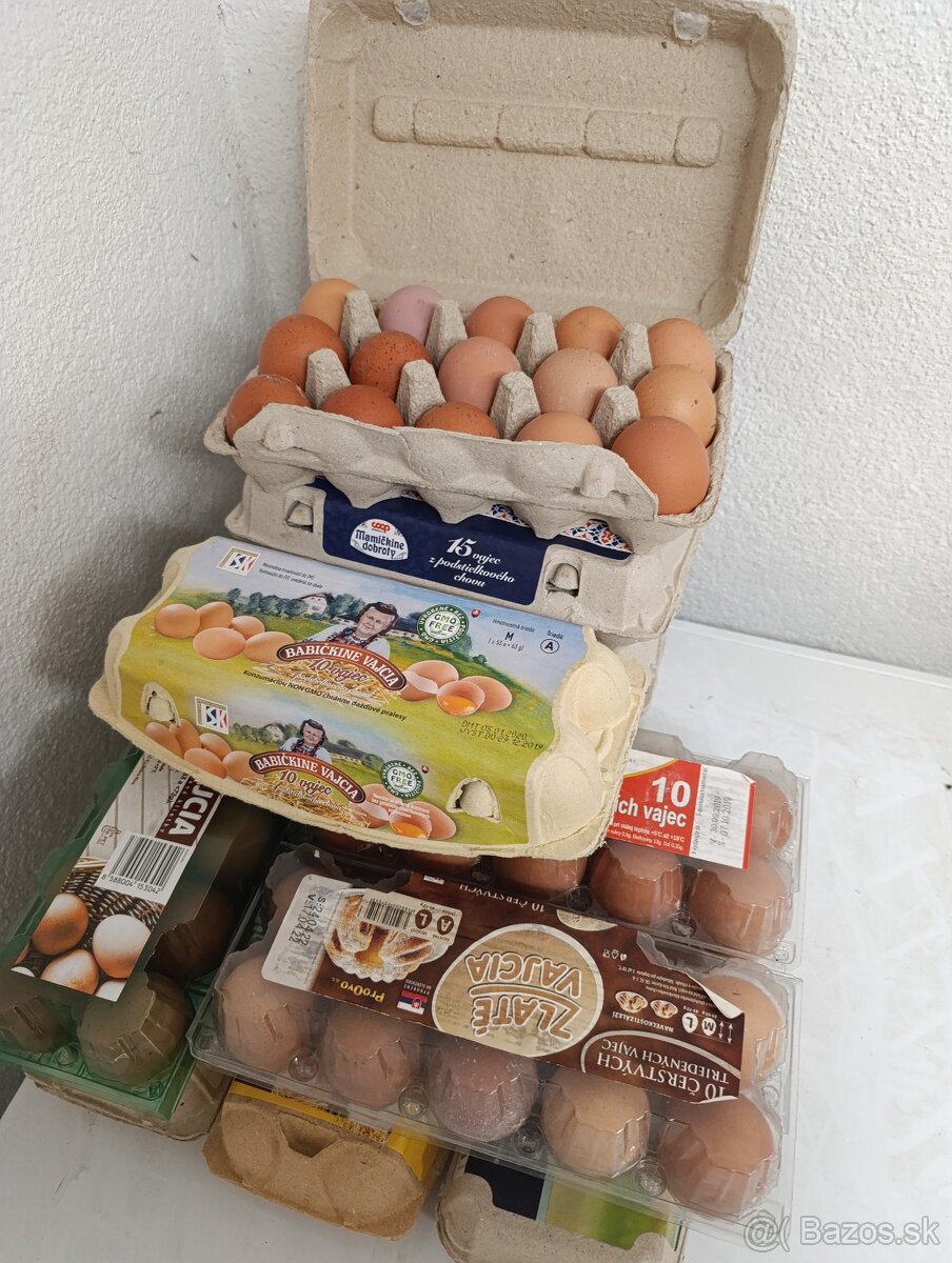 Predám vajíčka,vajcia domáce.