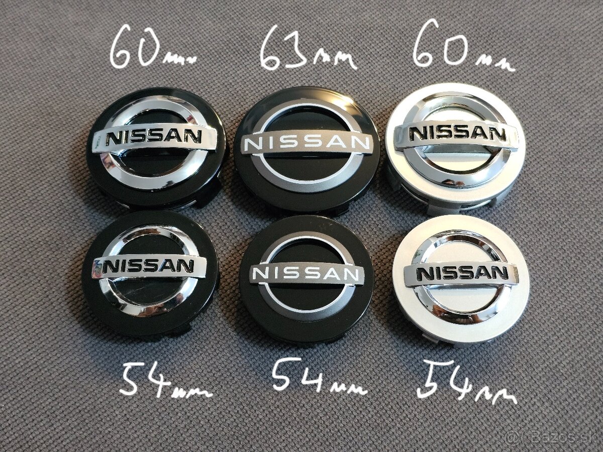 Nissan stredové krytky
