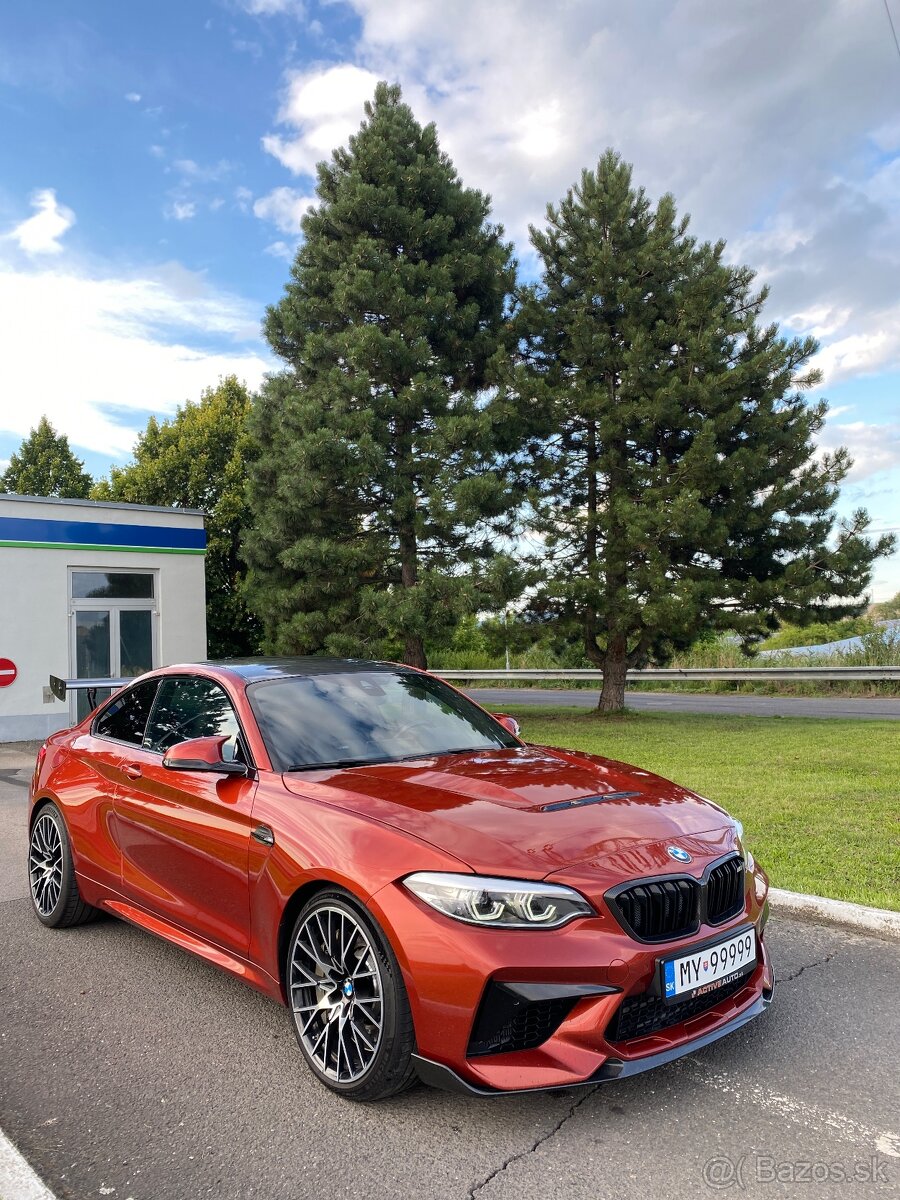 BMW M2 f87 Competition Orange Sunset