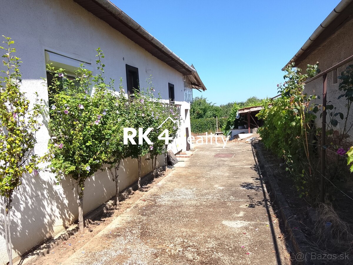 RK4 - PREDAJ - 3-izbový rodinný dom v obci Gbelce, okres No