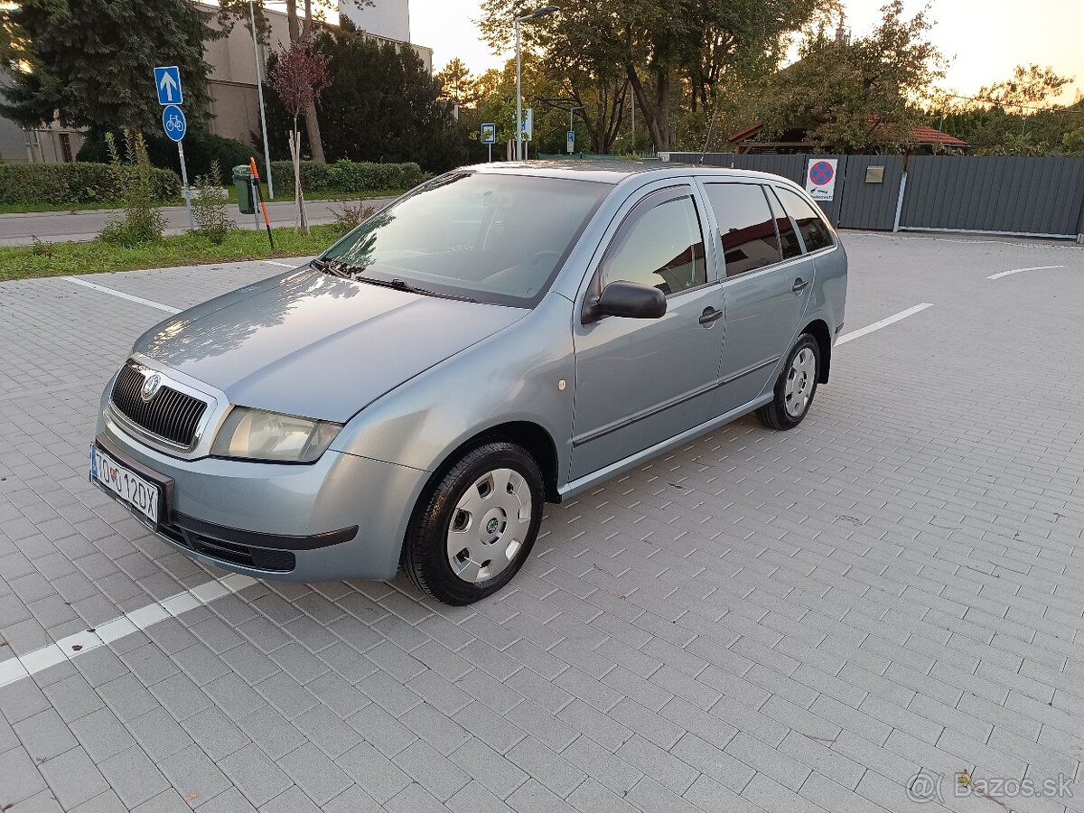 ŠKODA FABIA 1,2HTP(BENZÍN),47KW,2004, GARAŽOVANÁ