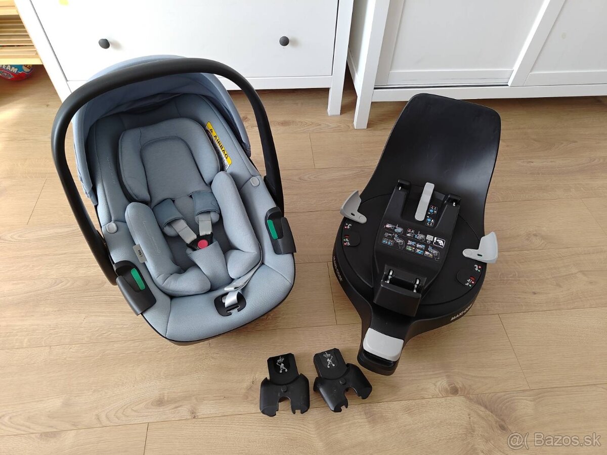 Predám set autosedačku s otočnou základňou