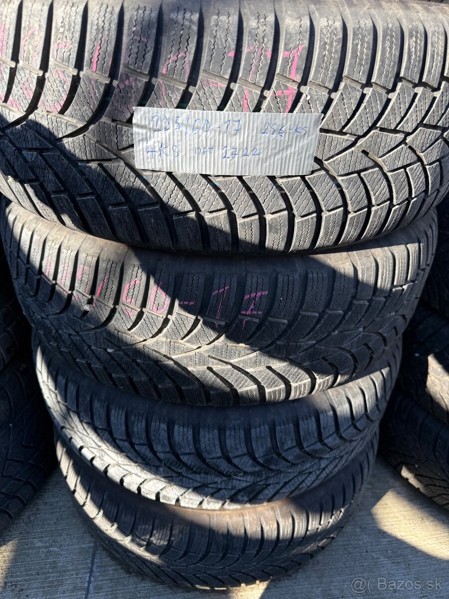 Jazdené zimné pneu 4ks